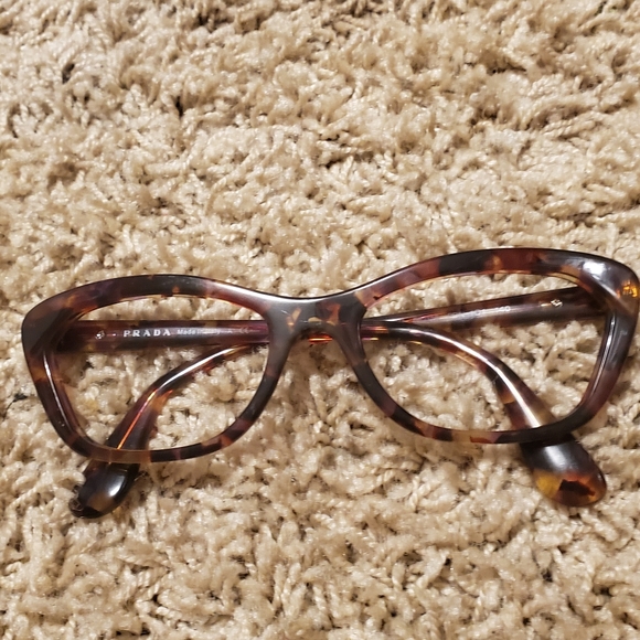 Prada VPR 03Q Eyeglasses Tortoiseshell - Picture 1 of 2